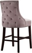 Set of pink velvet contemporary stools by Meridian additional picture 3