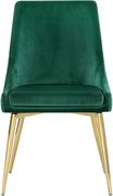 Green velvet / gold base dining chair additional photo 5 of 4