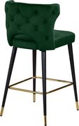 Green velvet bar stool by Meridian additional picture 3