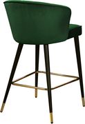 Green velvet modern bar stool by Meridian additional picture 3