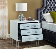 Glass marble style nightstand by Meridian additional picture 2