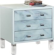 Glass marble style nightstand by Meridian additional picture 3