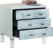 Glass marble style nightstand by Meridian additional picture 4