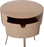 Pink contemporary round side table / nightstand by Meridian additional picture 5