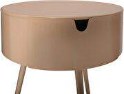 Pink contemporary round side table / nightstand by Meridian additional picture 6