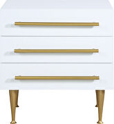 White glam style nightstand by Meridian additional picture 2