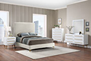 White glam style nightstand by Meridian additional picture 3