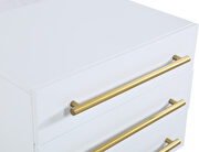 White glam style nightstand by Meridian additional picture 7