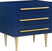 Blue glam style nightstand by Meridian additional picture 3