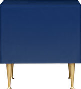 Blue glam style nightstand by Meridian additional picture 7