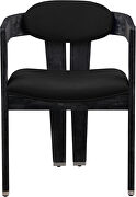 Black velvet contemporary dining chair by Meridian additional picture 5