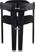 Black velvet contemporary dining chair by Meridian additional picture 6
