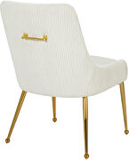 Stylish velvet dining chair pair by Meridian additional picture 3