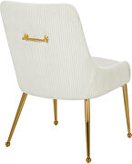 Stylish velvet dining chair pair additional photo 3 of 6