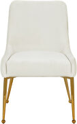 Stylish velvet dining chair pair additional photo 4 of 6
