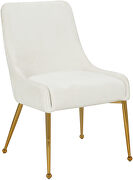 Stylish velvet dining chair pair by Meridian additional picture 5