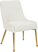 Stylish velvet dining chair pair additional photo 5 of 6