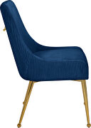 Stylish velvet dining chair pair by Meridian additional picture 6