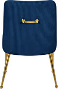 Stylish velvet dining chair pair by Meridian additional picture 7
