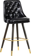 Faux leather stylish bar stool additional photo 4 of 5