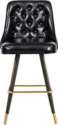 Faux leather stylish bar stool by Meridian additional picture 5