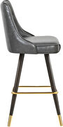 Faux leather stylish bar stool additional photo 4 of 5
