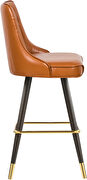 Faux leather stylish bar stool by Meridian additional picture 3