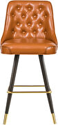 Faux leather stylish bar stool by Meridian additional picture 5