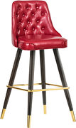 Faux leather stylish bar stool by Meridian additional picture 4