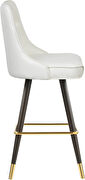 Faux leather stylish bar stool by Meridian additional picture 2