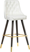 Faux leather stylish bar stool by Meridian additional picture 4