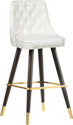Faux leather stylish bar stool additional photo 4 of 5