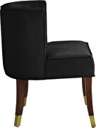 Rounded tufted back velvet dining chair by Meridian additional picture 5