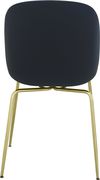 Black plastic / gold chrome dining chair by Meridian additional picture 2