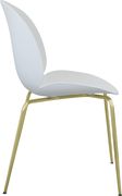White plastic / gold chrome dining chair by Meridian additional picture 2