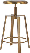 Adjustable gold finish bar stool by Meridian additional picture 8