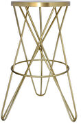 Gold round stylish bar stool by Meridian additional picture 4