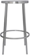 Silver elegant stylish bar stool by Meridian additional picture 4
