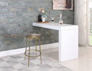 Gold elegant stylish bar stool by Meridian additional picture 5