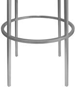 Silver elegant stylish bar stool by Meridian additional picture 2