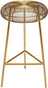 Gold wire style contemporary bar stool by Meridian additional picture 3