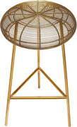 Gold wire style contemporary bar stool by Meridian additional picture 4