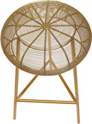 Gold wire style contemporary bar stool by Meridian additional picture 5