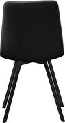 Velvet contemporary dining chair pair by Meridian additional picture 3