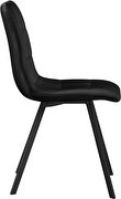 Velvet contemporary dining chair pair by Meridian additional picture 6