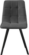 Velvet contemporary dining chair pair by Meridian additional picture 5