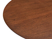 Mid-century style walnut round table by Meridian additional picture 4