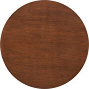 Mid-century style walnut round table by Meridian additional picture 5
