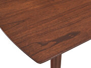 Mid-century style walnut rectangular table by Meridian additional picture 8