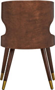 Mid-century style walnut dining chair by Meridian additional picture 7